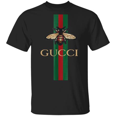 fake gucci bee shirt|plain white gucci shirt.